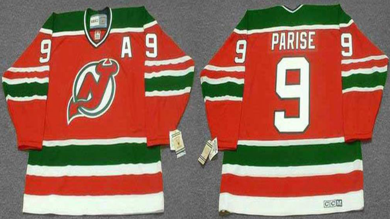 2019 Men New Jersey Devils #9 Parise red CCM NHL jerseys->new jersey devils->NHL Jersey